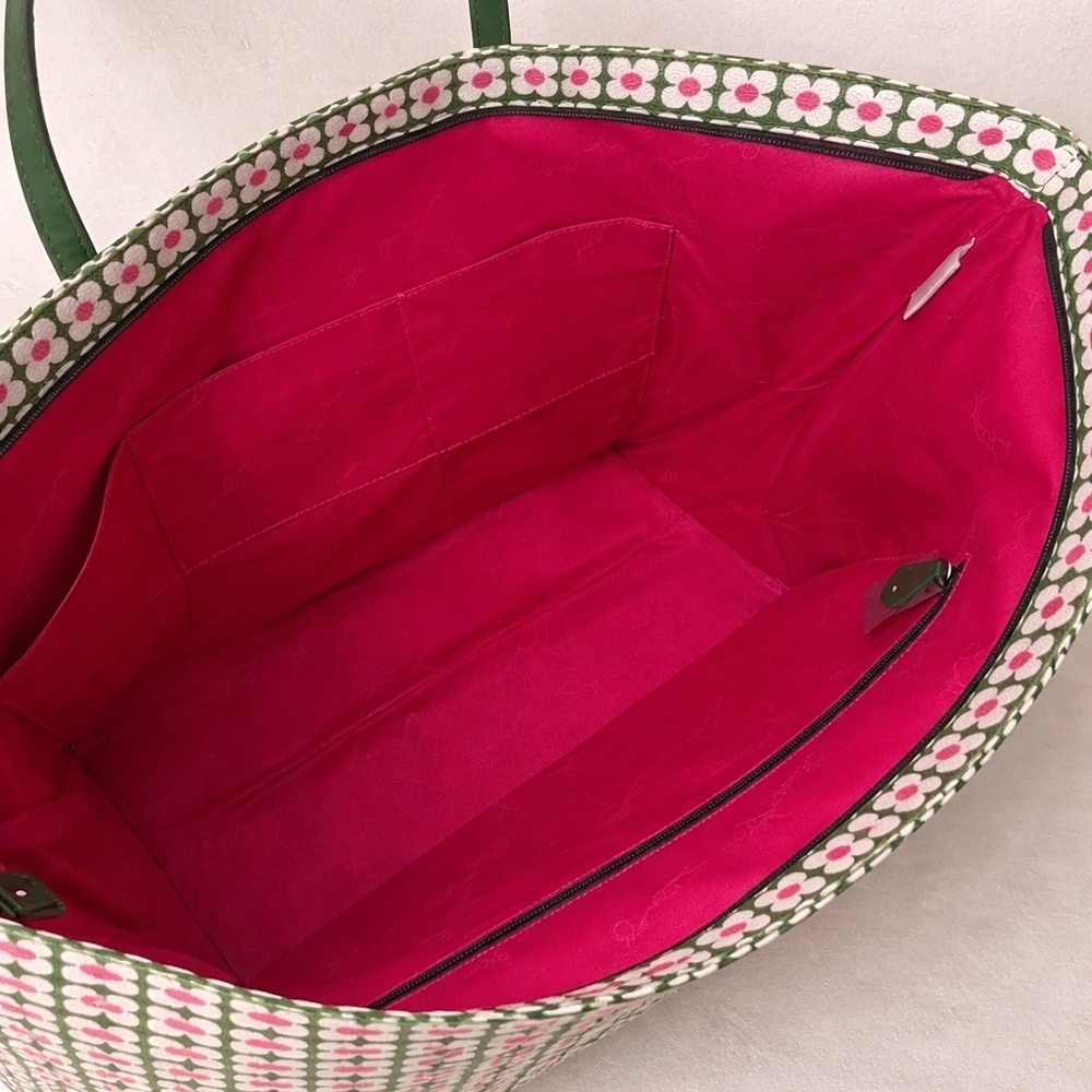NWOT Vera Bradley Double-Take Tote Olivia Pink Large Work Travel Carryon Scarf - Picture 7 of 10
